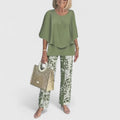 Women's Palazzo Pants | Floral Wide-Leg