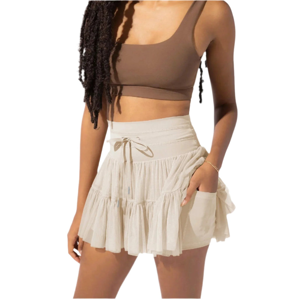 Women's Pleated Skirt | Mini Flowy Summer