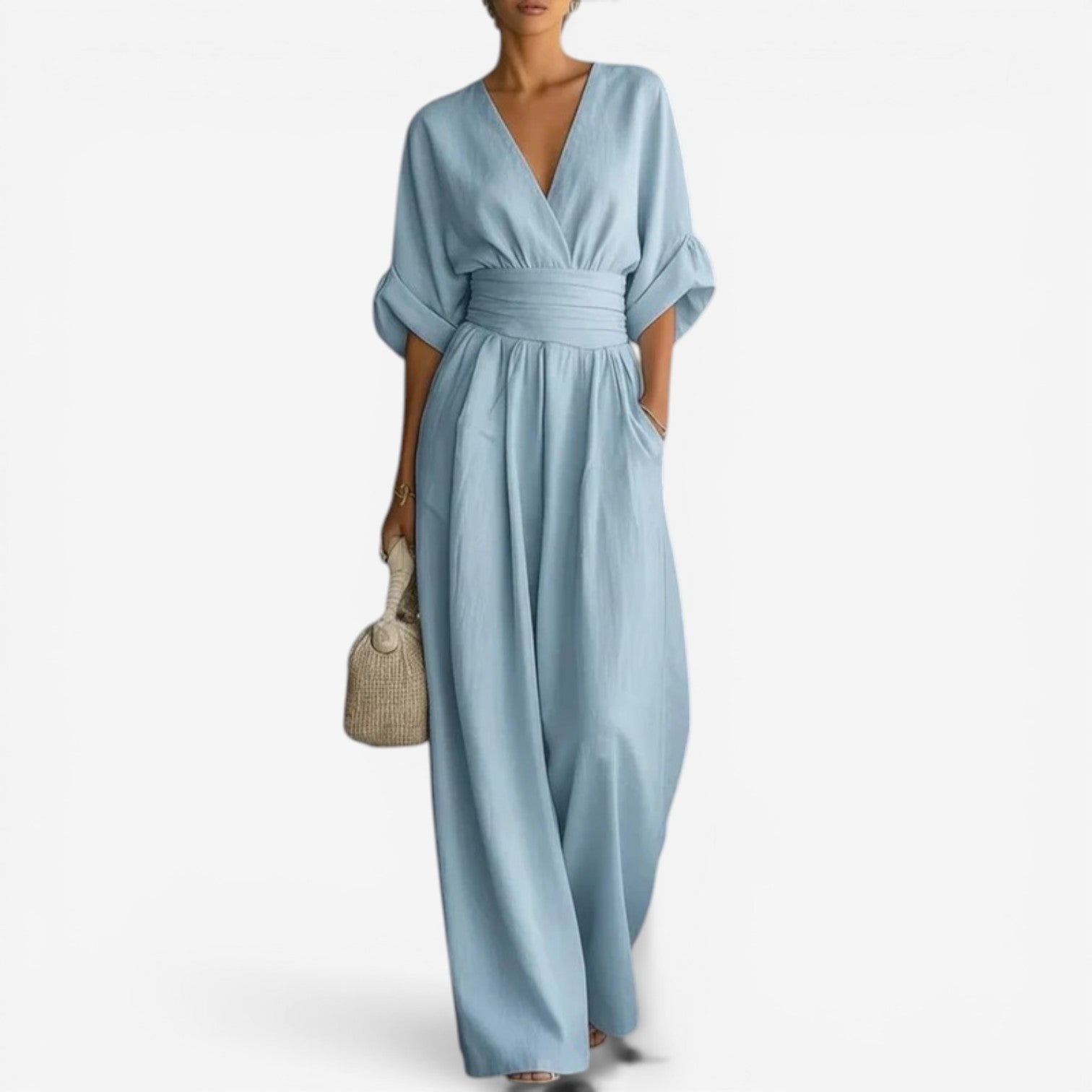 Women's Sleeveless Jumpsuit | Draped Everyday