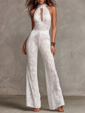 Women's Sleeveless Jumpsuit | Halter Effortless