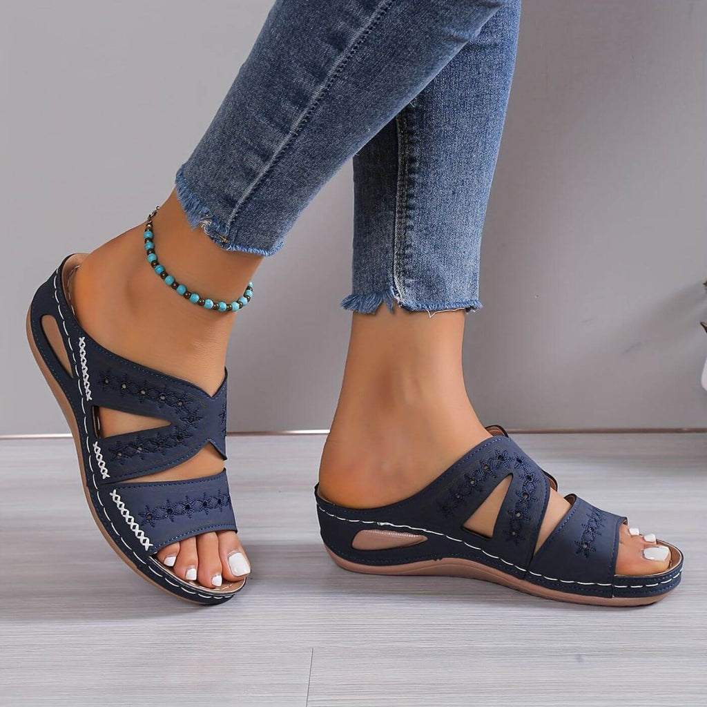 Women's Slide Sandals | Open-Toe Slip-On