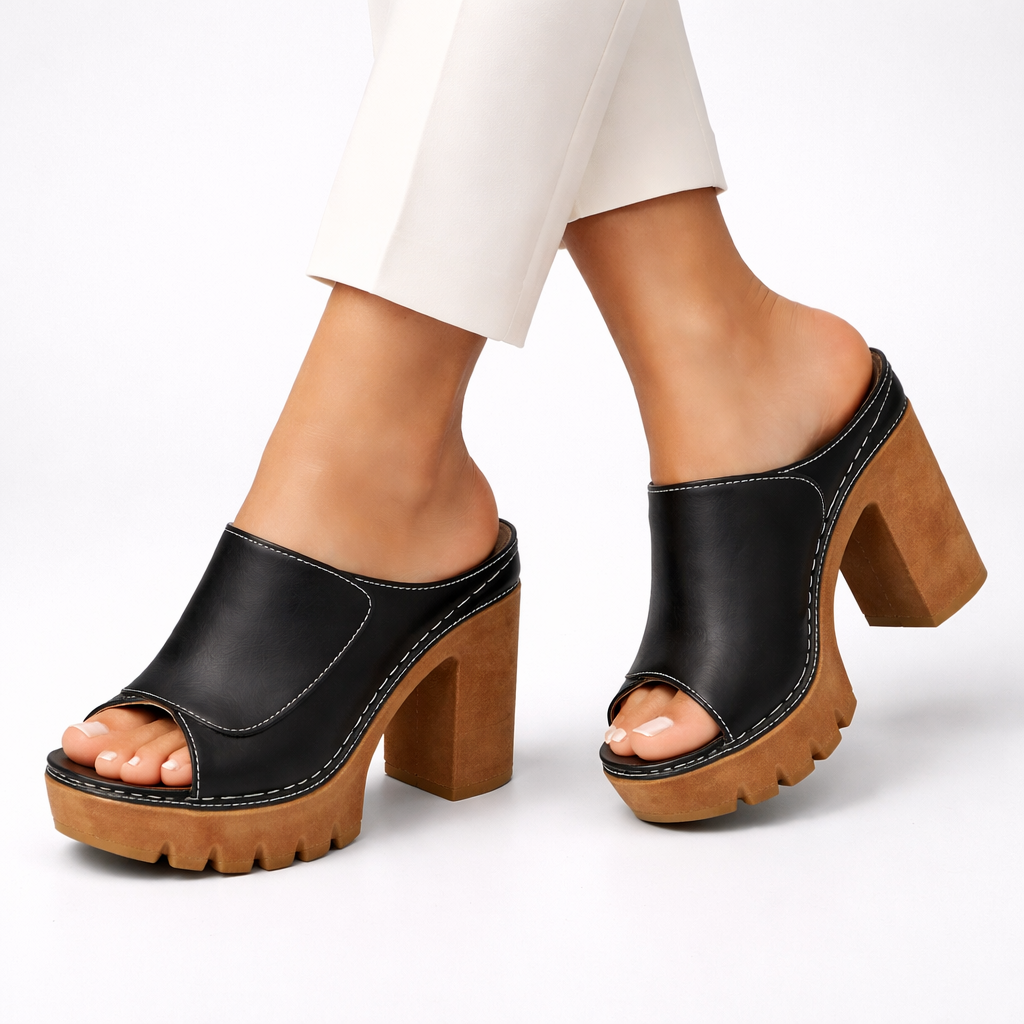 Women's Strappy Heels | Platform Summer Open-Toe