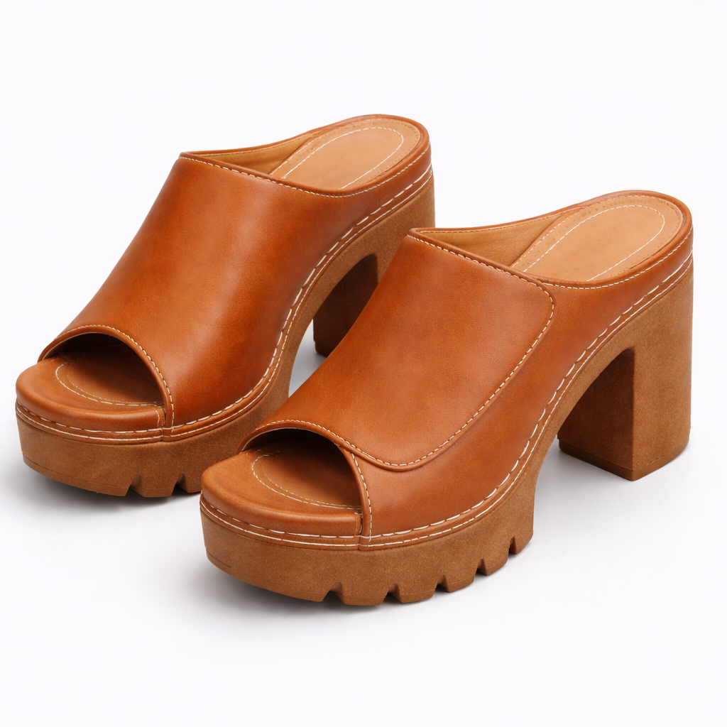 Women's Strappy Heels | Platform Summer Open-Toe