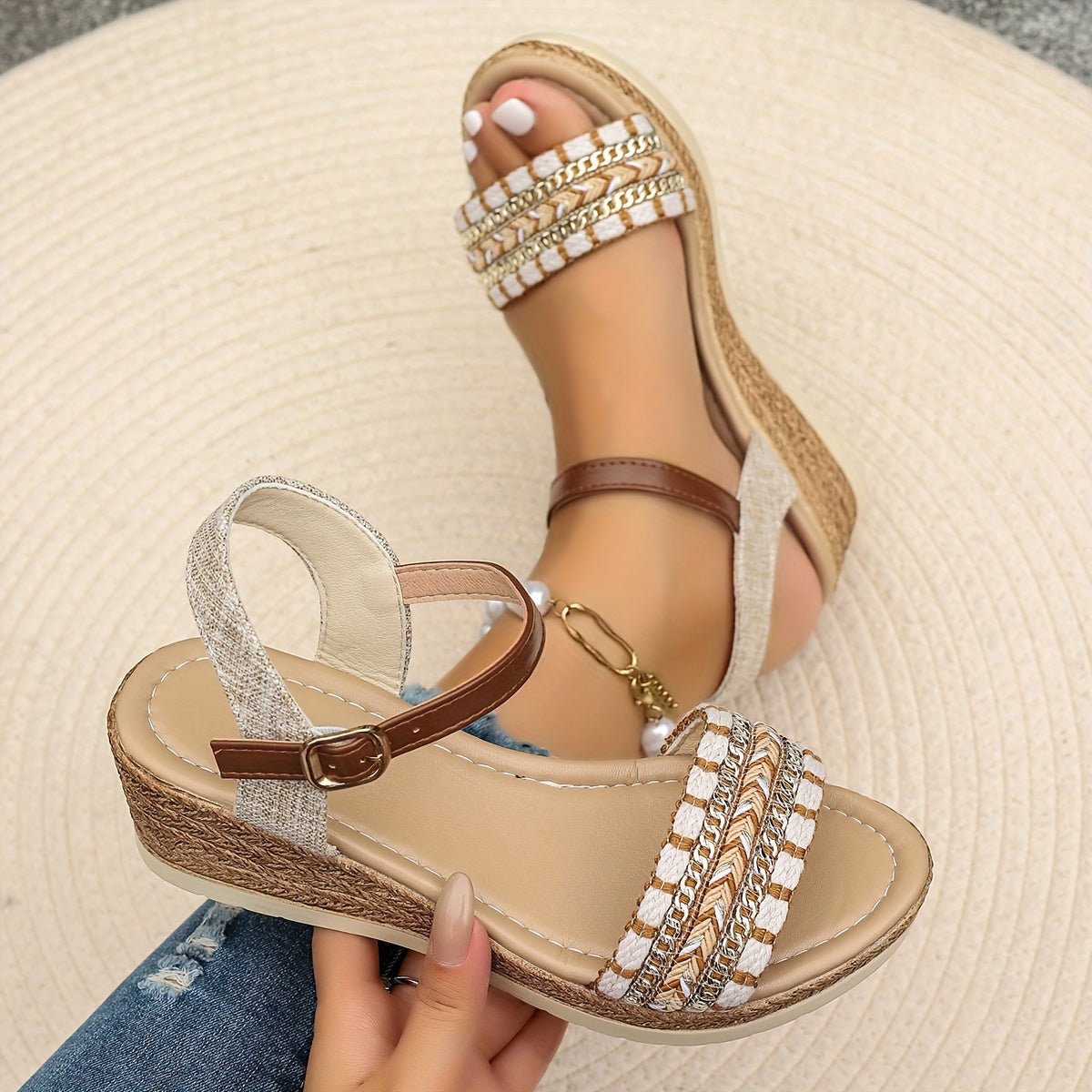 Women's Strappy Heels | Platform Summer Open-Toe