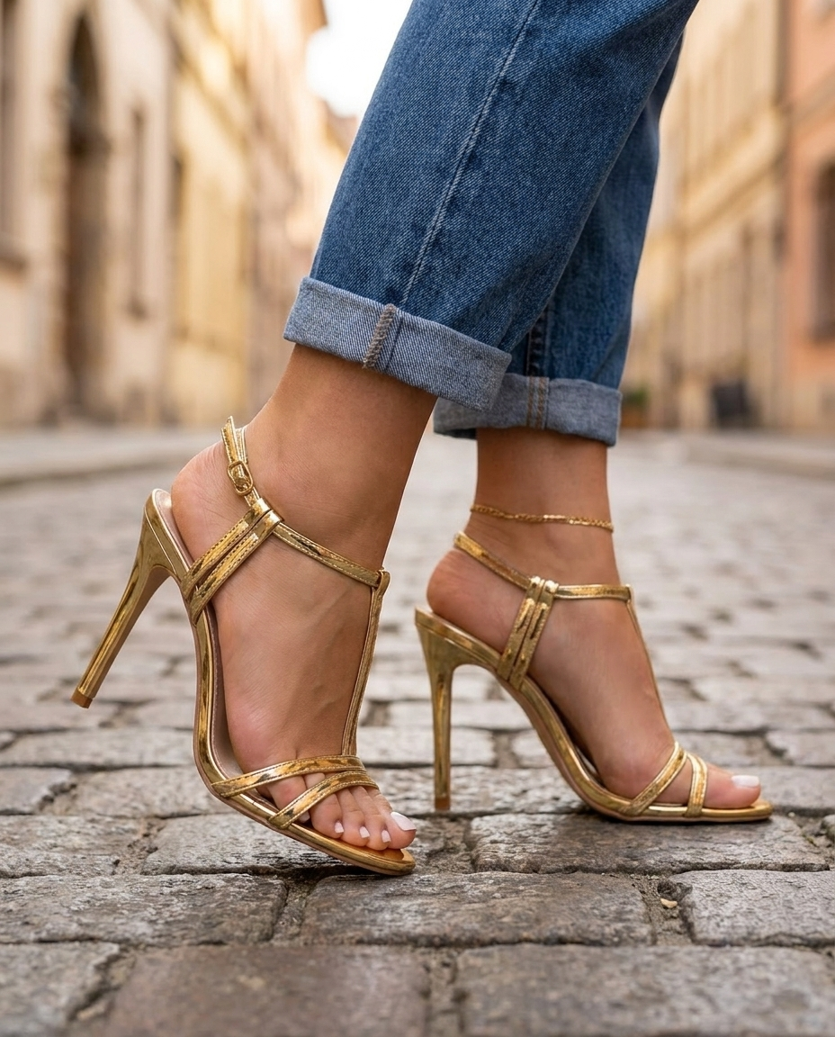 Women's Strappy Heels | Summer Open-Toe