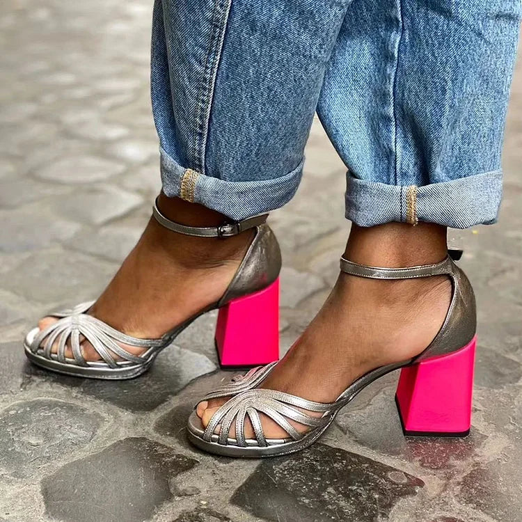 Women's Strappy Heels | Summer Open-Toe