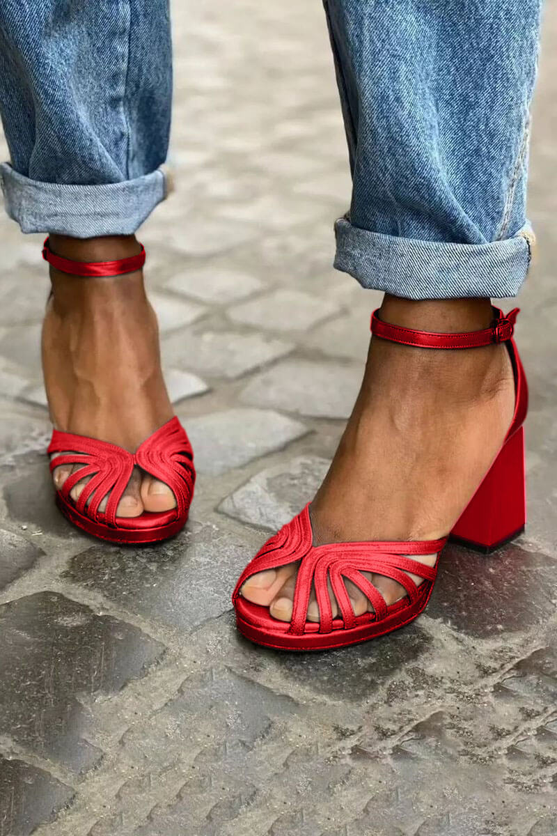 Women's Strappy Heels | Summer Open-Toe