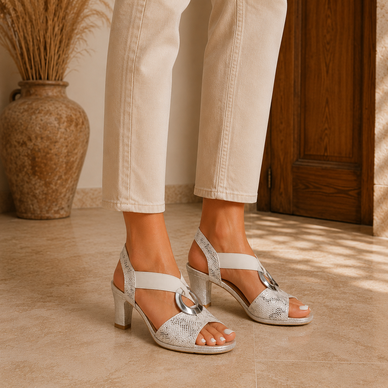 Women's Strappy Heels | Summer Open-Toe
