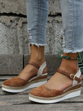 Women's Strappy Sandals | Woven Cushioned