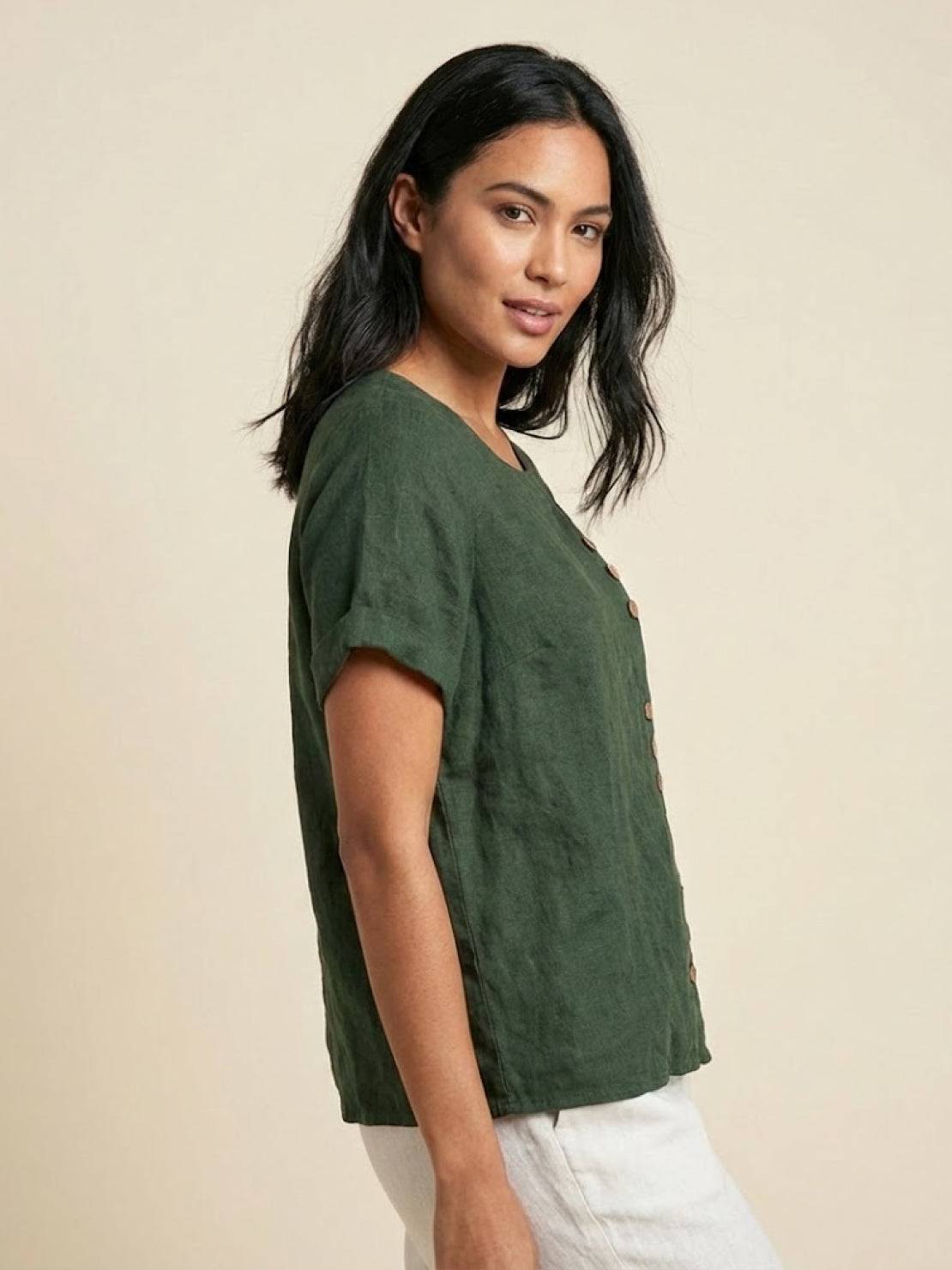 Women's Summer Blouse | Linen Relaxed