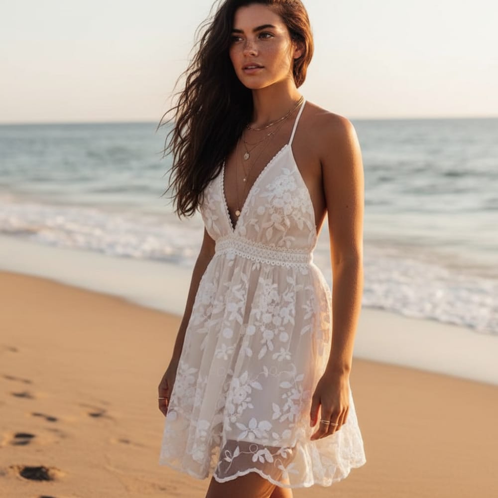 Women's Summer Dress | A-Line Sleeveless Casual