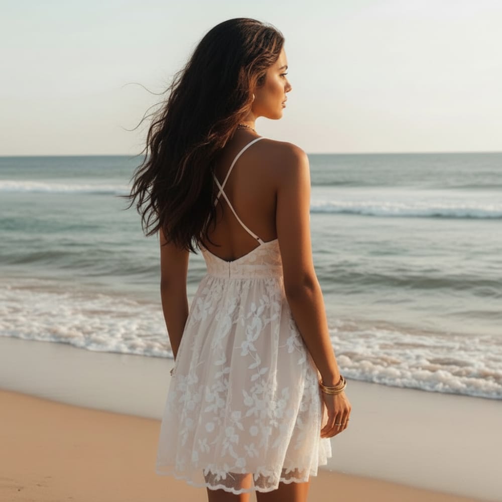 Women's Summer Dress | A-Line Sleeveless Casual