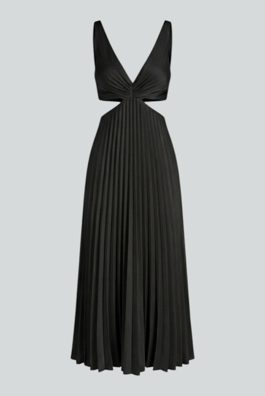 Women's Summer Dress | Pleated Casual Flowy