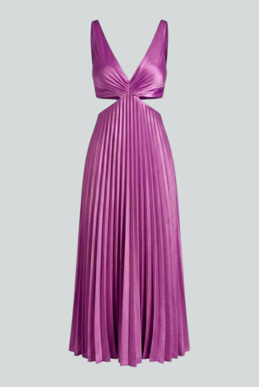 Women's Summer Dress | Pleated Draped Casual