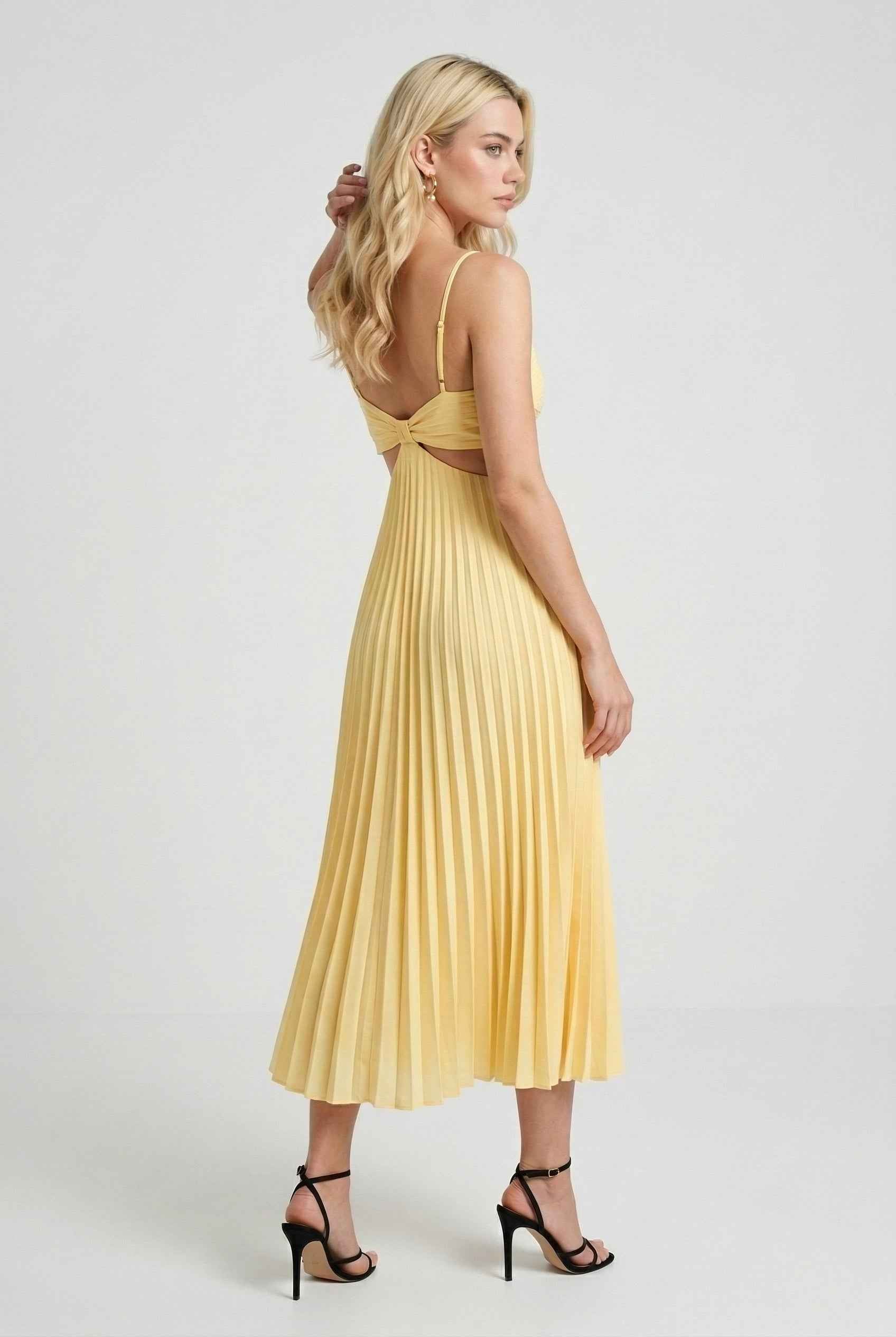 Women's Summer Dress | Pleated Flowy Casual