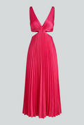 Women's Summer Dress | Pleated Flowy Casual