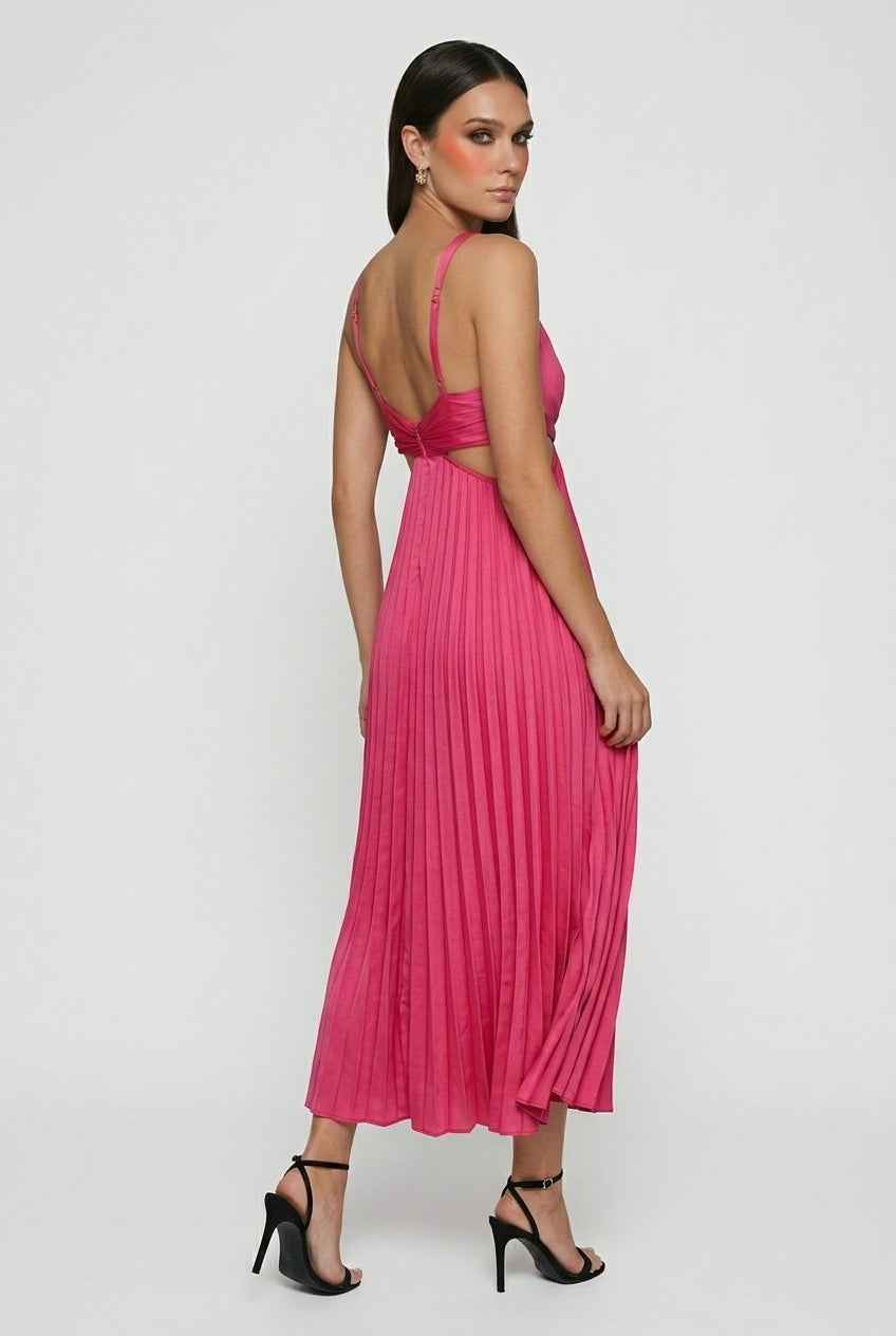Women's Summer Dress | Pleated Flowy Casual