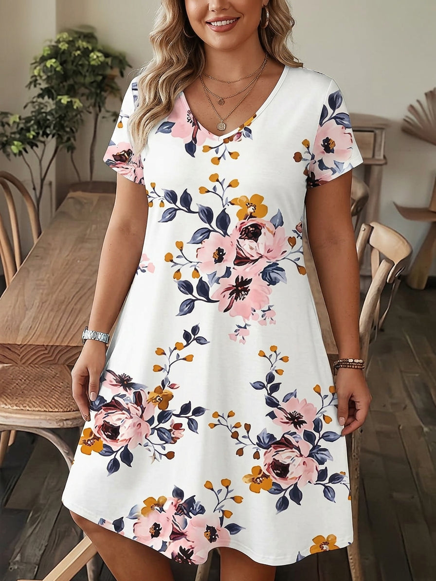 Women's Summer Dress | Printed Casual Flowy