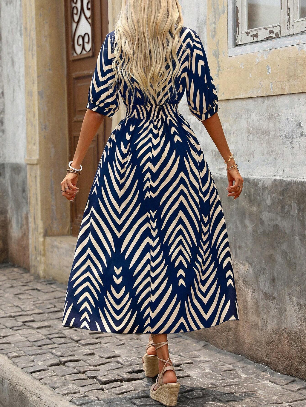 Women's Summer Dress | Printed Geometric