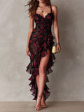 Women's Summer Dress | Tiered Floral Ruffled