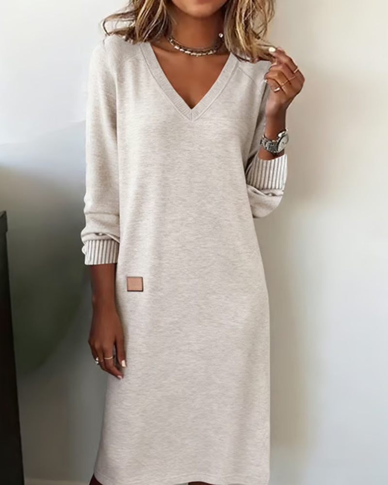 Women's Summer Dress | V-Neck Casual Flowy