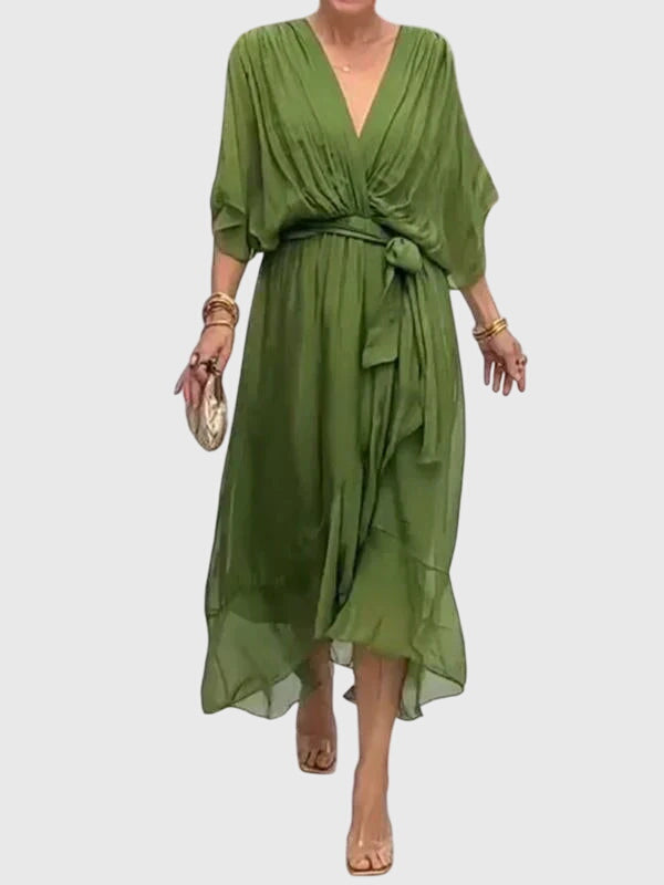 Women's Summer Dress | V-Neck Casual Flowy