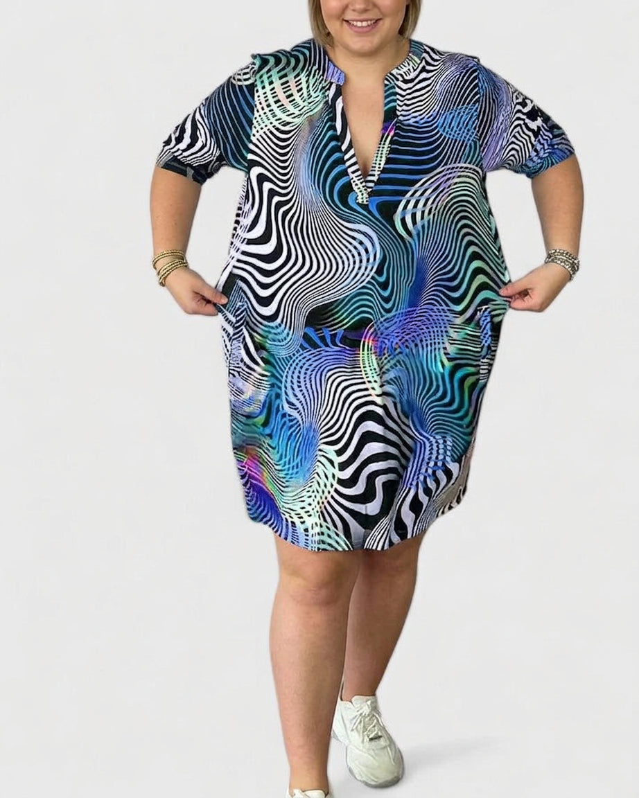 Women's Summer Dress | V-Neck Casual Flowy