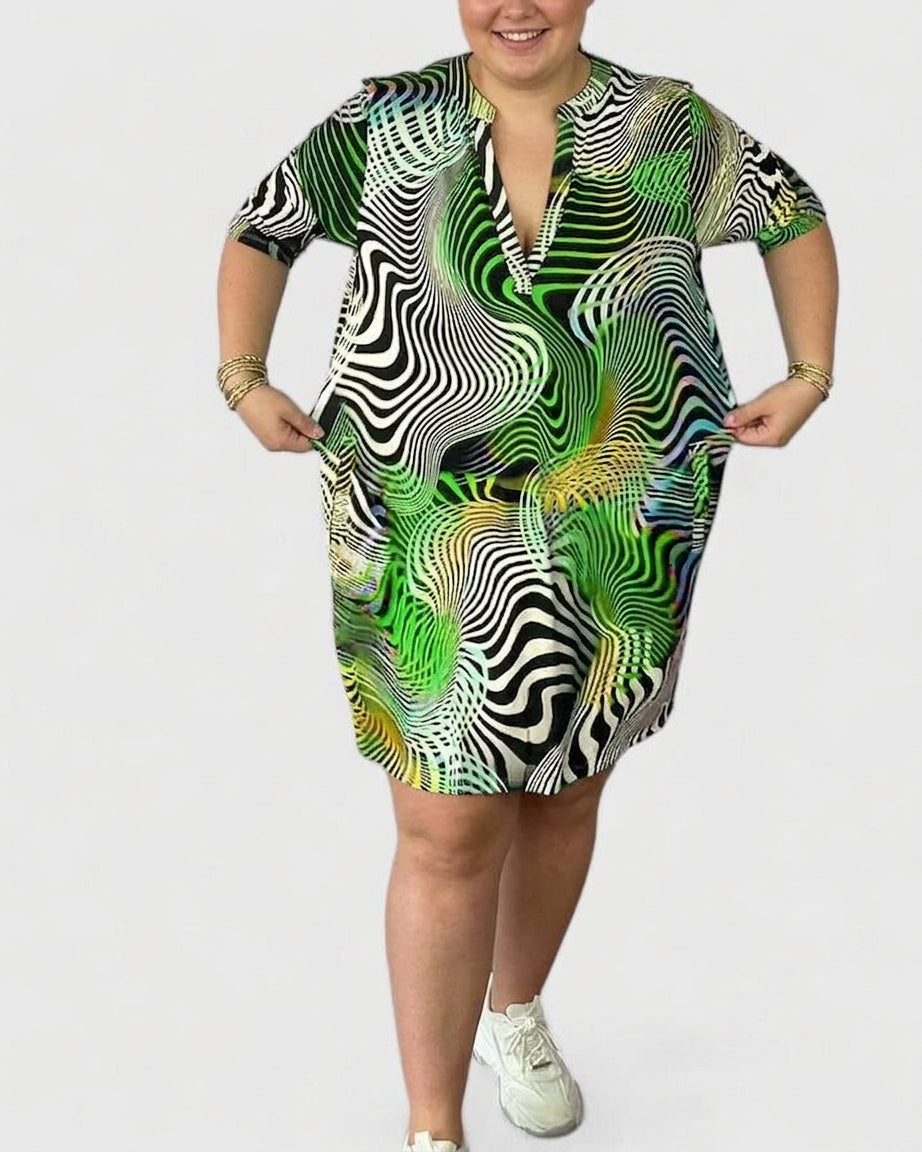 Women's Summer Dress | V-Neck Casual Flowy