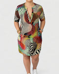 Women's Summer Dress | V-Neck Casual Flowy