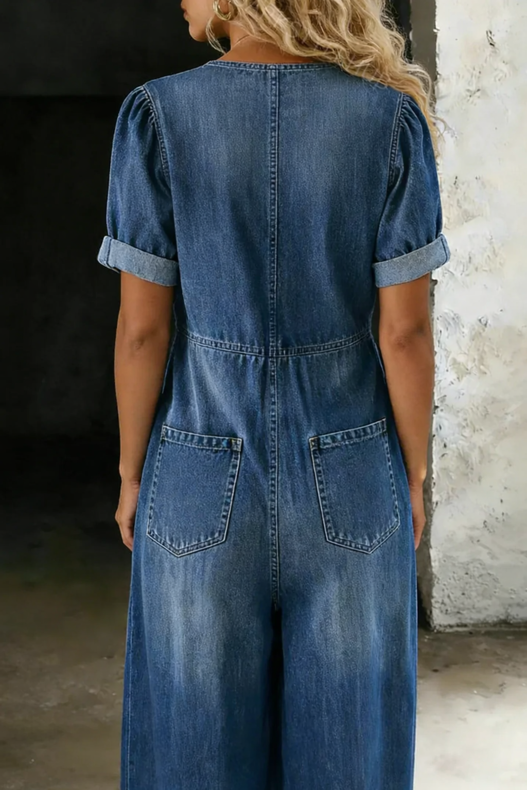 Women's Summer Dress | V-Neck Short-Sleeve Casual