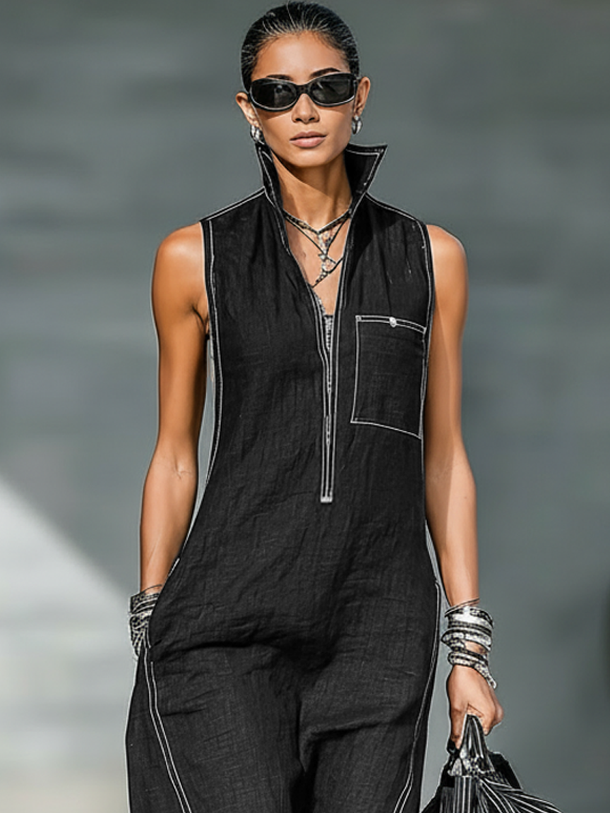 Women's Summer Jumpsuit | Sleeveless Day-to-Night