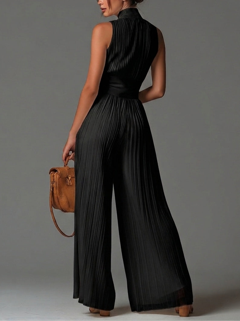 Women's Summer Jumpsuit | V-Neck Sleeveless