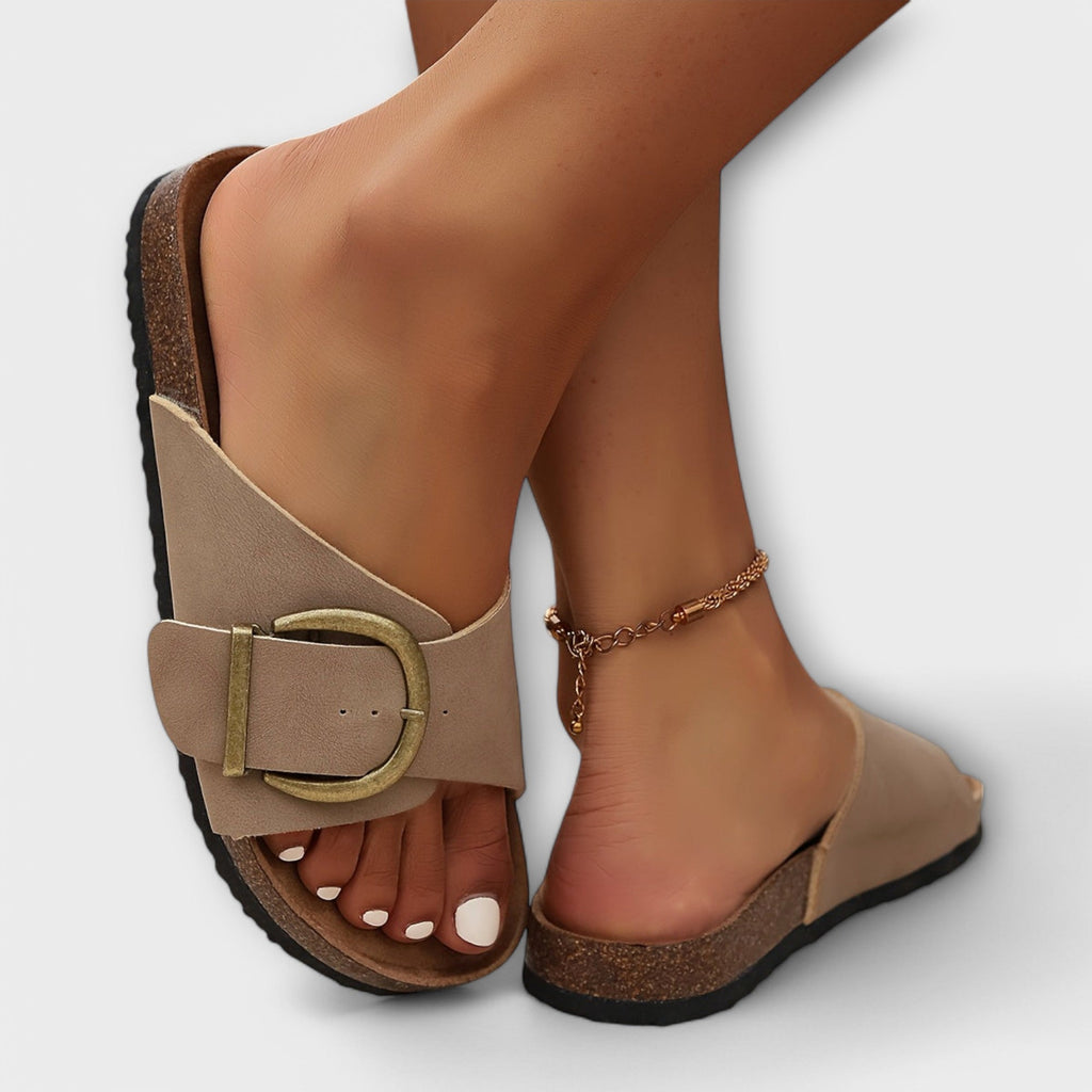 Women's Summer Sandals | Open-Toe Buckle