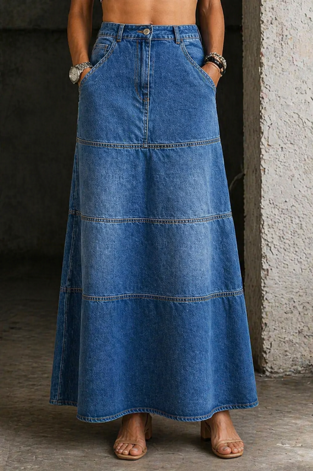 Women's Summer Skirt | Flowy High-Waisted
