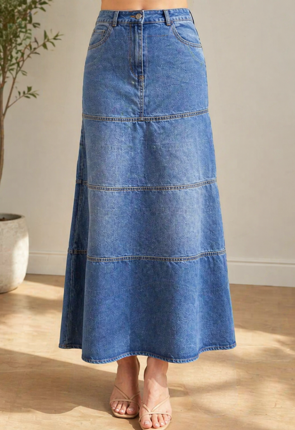 Women's Summer Skirt | Flowy High-Waisted