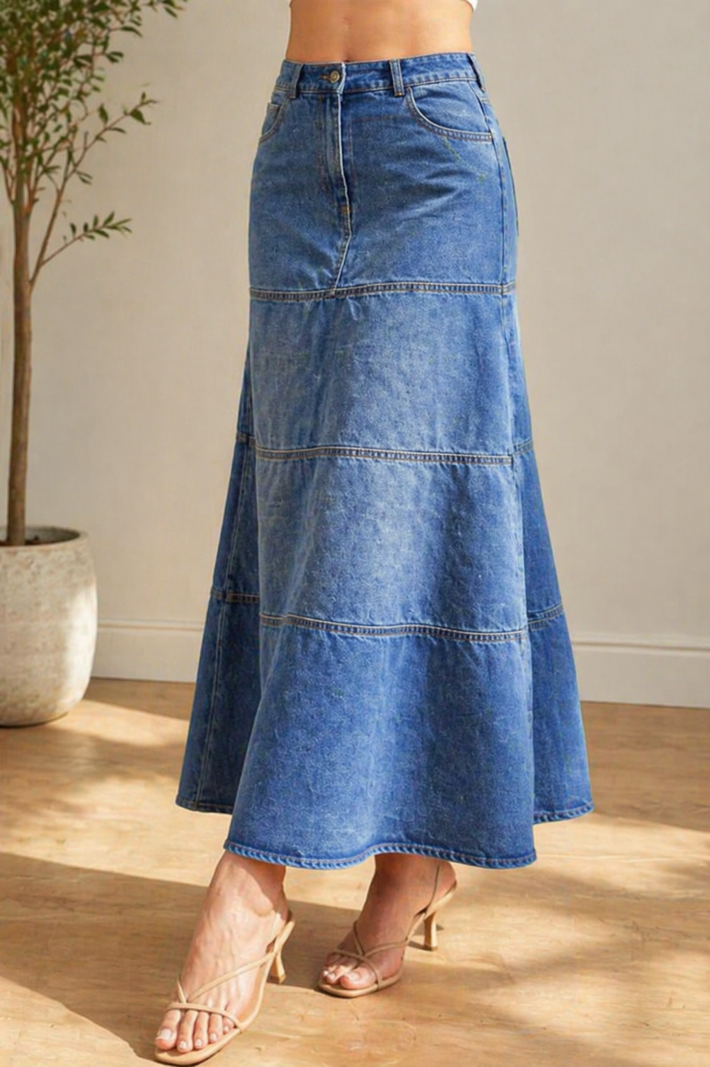 Women's Summer Skirt | Flowy High-Waisted