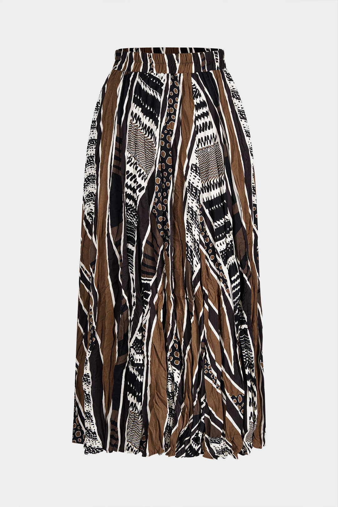 Women's Summer Skirt | Printed Flowy High-Waisted