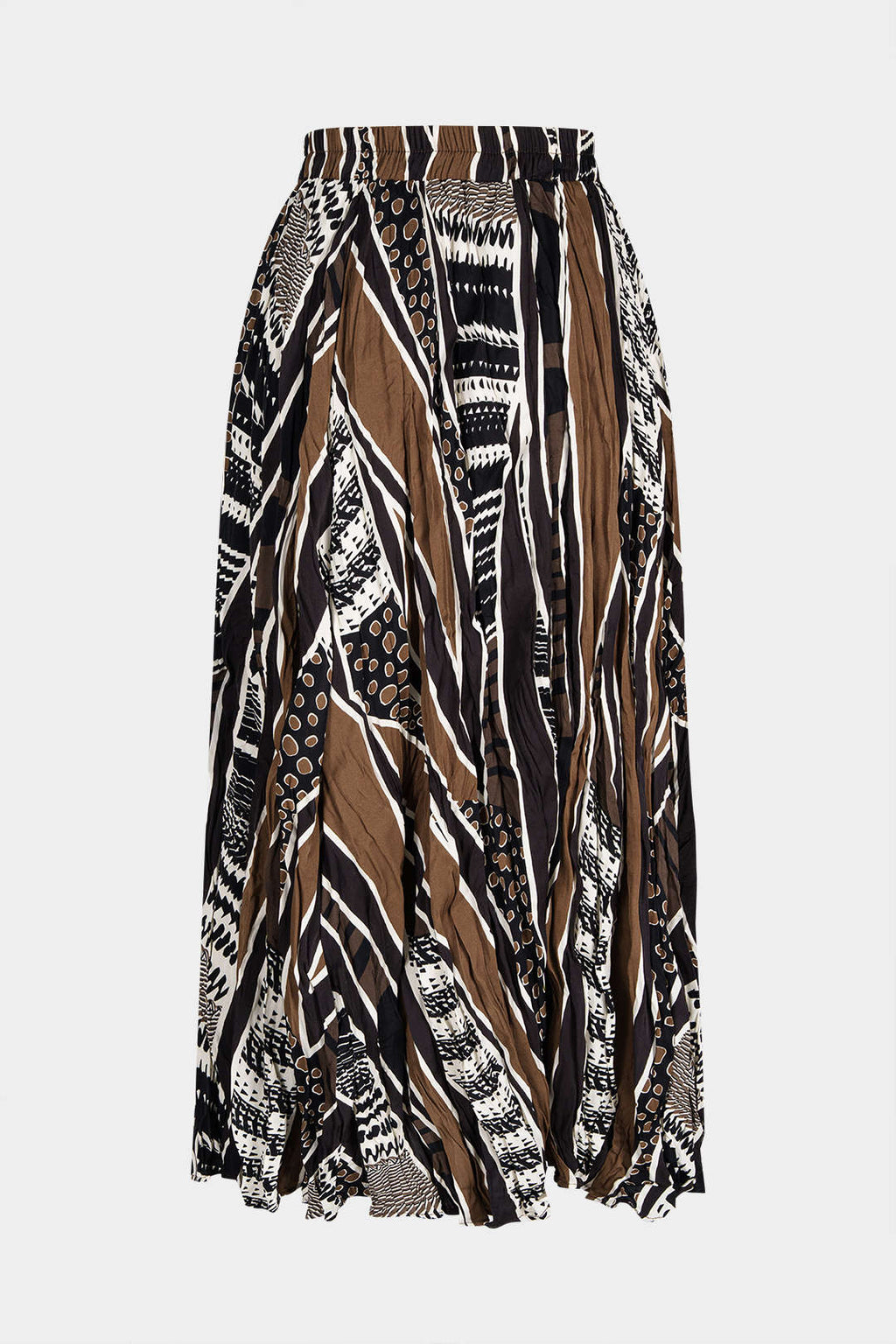 Women's Summer Skirt | Printed Flowy High-Waisted