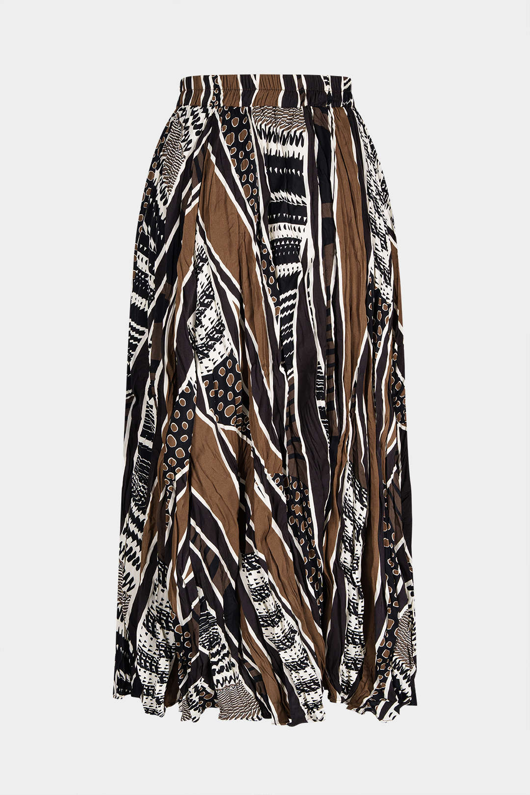 Women's Summer Skirt | Printed Flowy High-Waisted