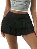 Women's Summer Skirt | Tiered Mini Ruffled