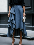 Women's Summer Skirt | Tiered Ruffled Flowy