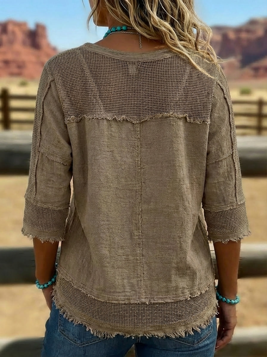 Women's Summer Top | Boho Casual Flowy