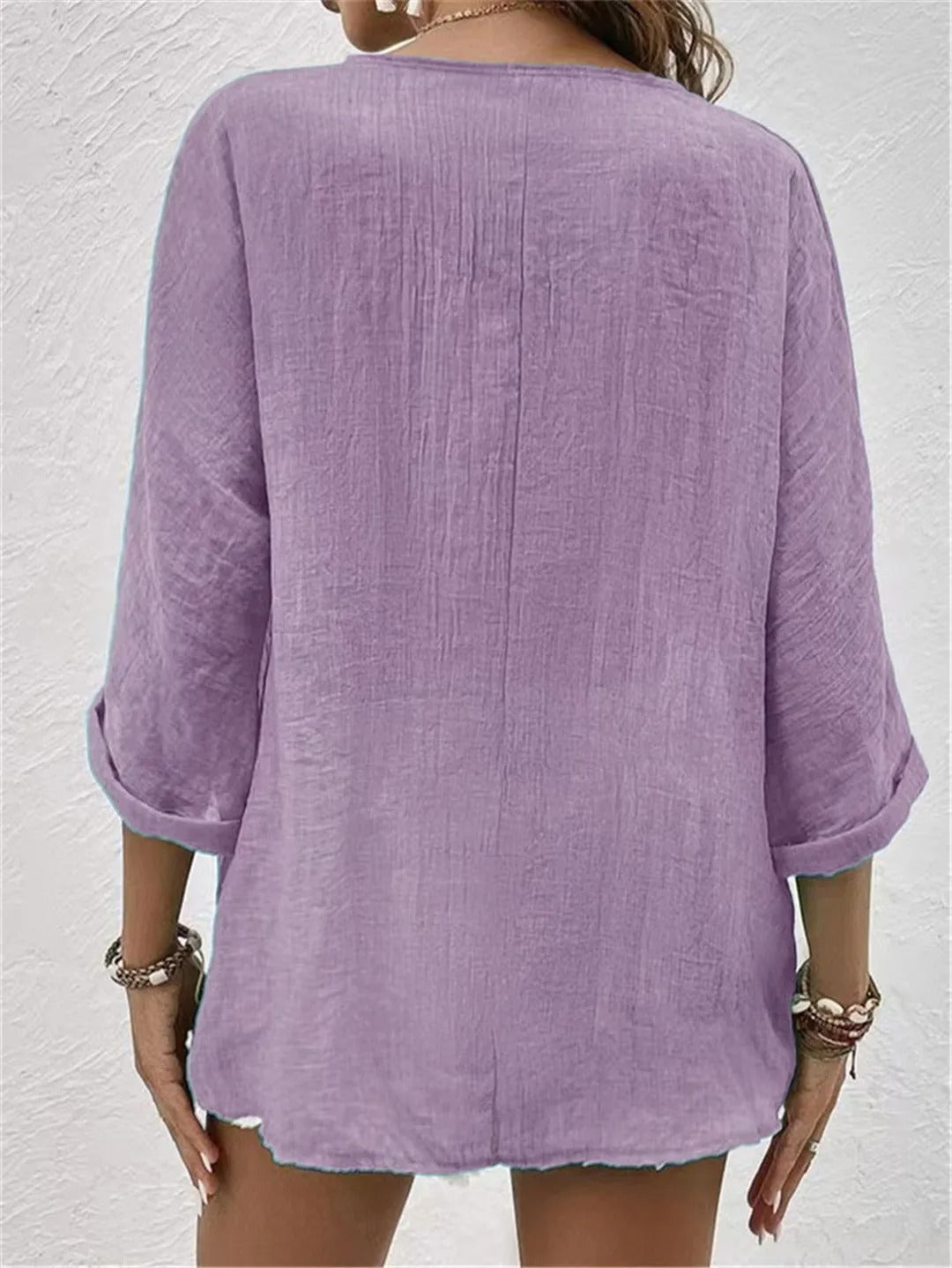 Women's Summer Top | Linen Layerable Coastal