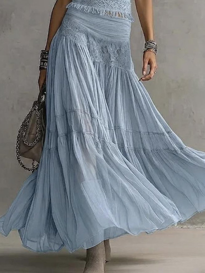 Women's Summer Top | Maxi Pleated Casual