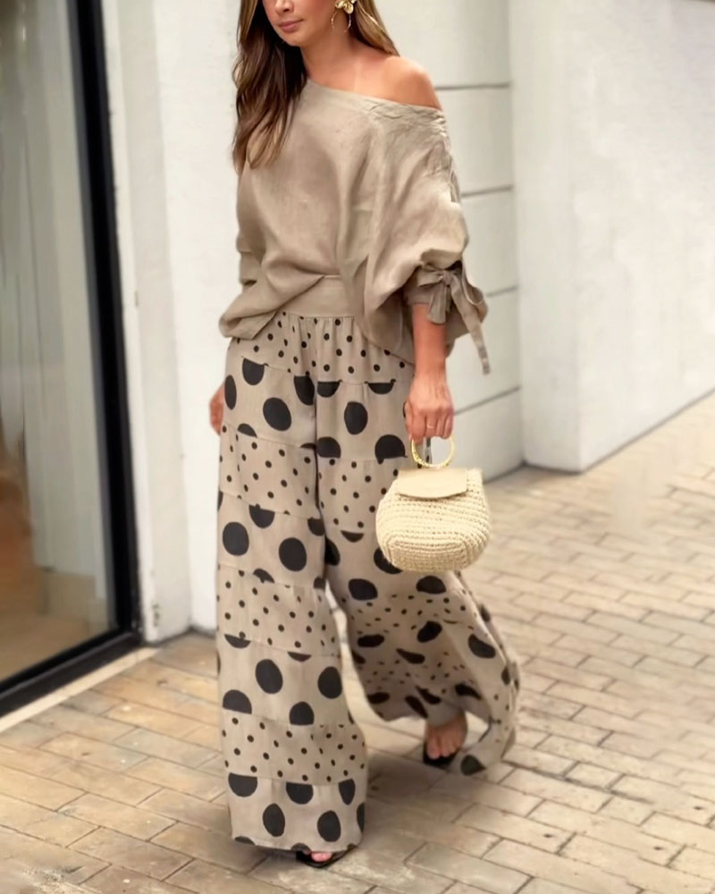 Women's Summer Top | Printed Casual Flowy