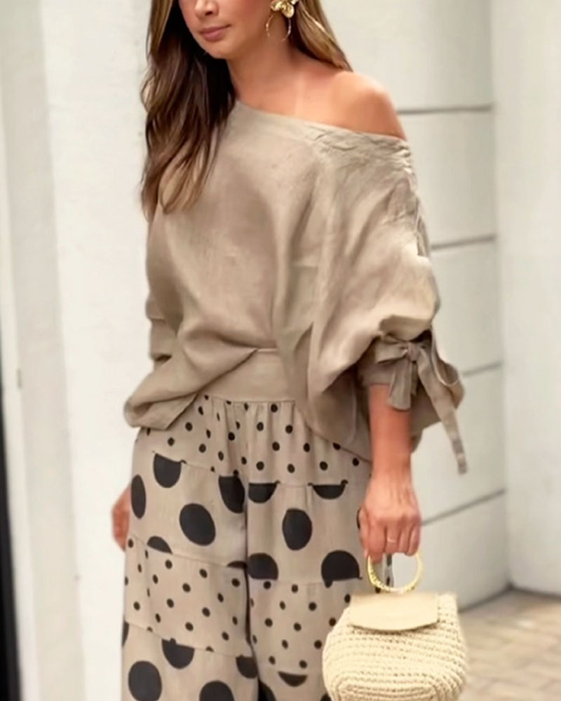 Women's Summer Top | Printed Casual Flowy
