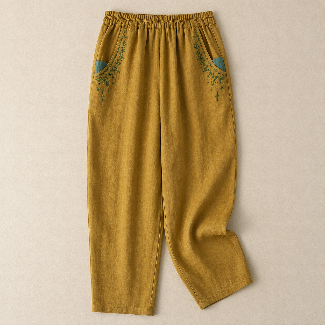 Women's Summer Trousers | Cropped Cotton