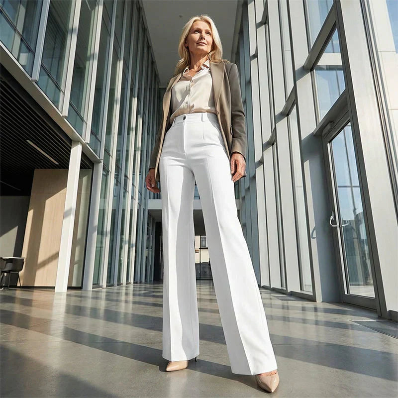 Women's Summer Trousers | Draped Waisted