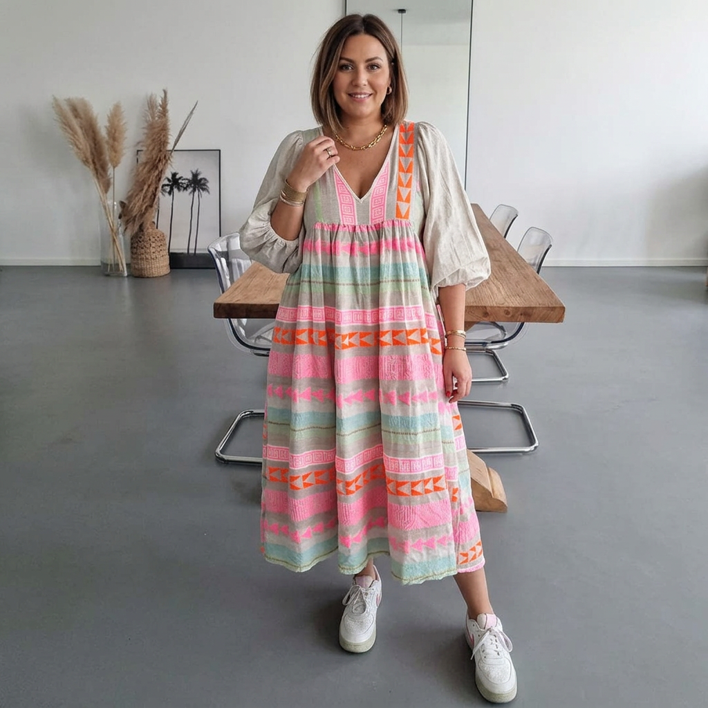 Women's Sundress | Printed Seaside