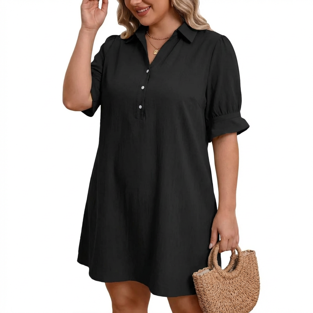 Women's Sundress | Puff-Sleeve A-Line